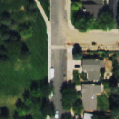 Aerial photo of George M. Wallace Park