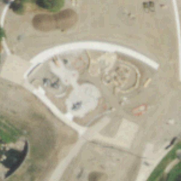 Aerial photo of Globeville Landing Park