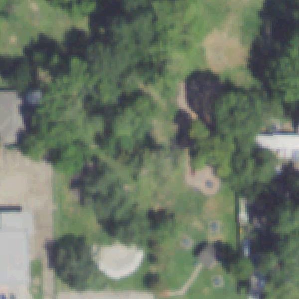 Aerial photo of Golden Acres Park
