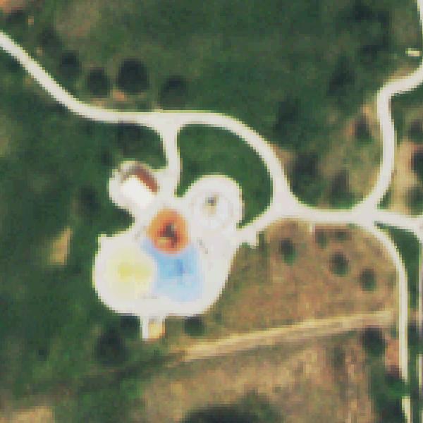 Aerial photo of Golden Eagle Park