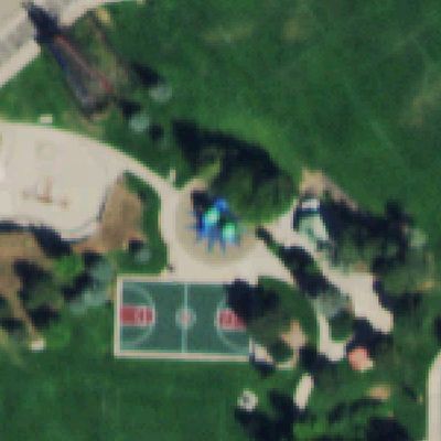 Aerial photo of Golden Heights Park