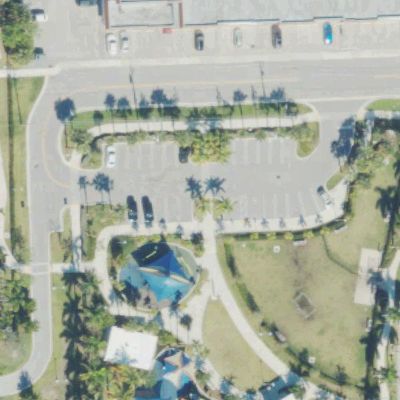 Aerial view of Golden Isles Park