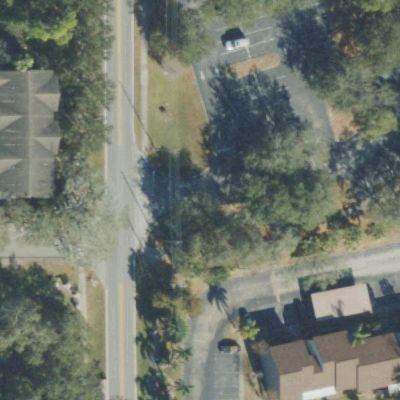 Aerial view of Goldenrod Park