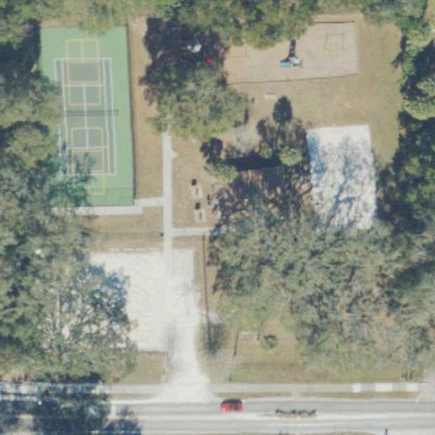 Aerial view of Gotha Park