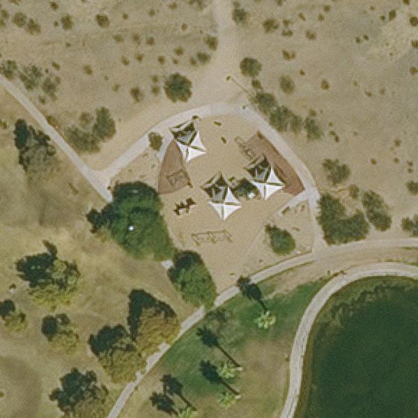 Aerial view of Granada Park
