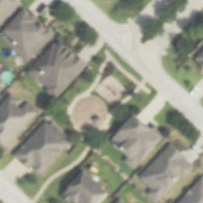 Aerial photo of Grant Meadows Playground