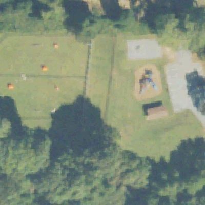 Aerial view of Grant Road Park