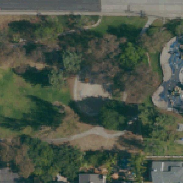Aerial view of Grantville Park