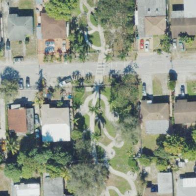 Aerial view of Gratigny Plateau Park