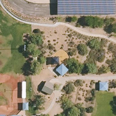 Aerial view of Grayhawk Park