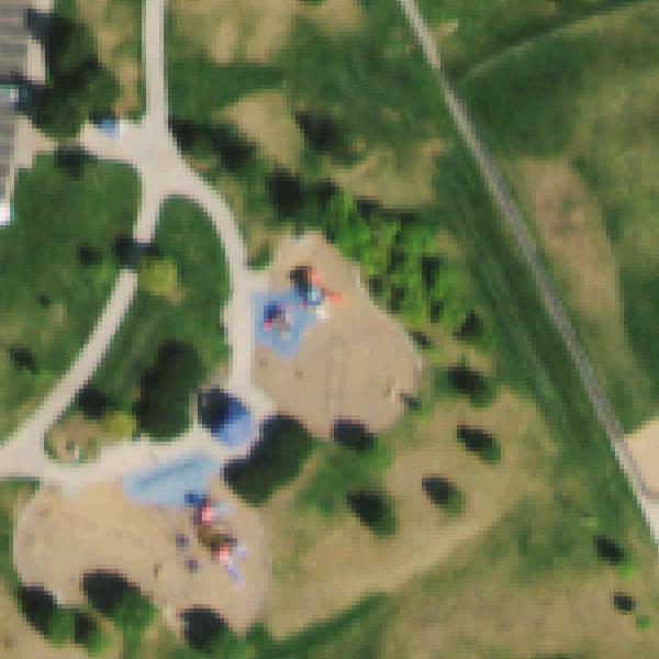 Aerial photo of Great Plains Park