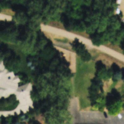 Aerial photo of Green Oaks Picnic Area