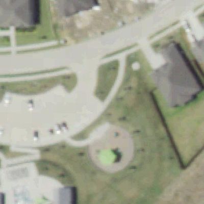 Aerial view of Greenway Trails Park