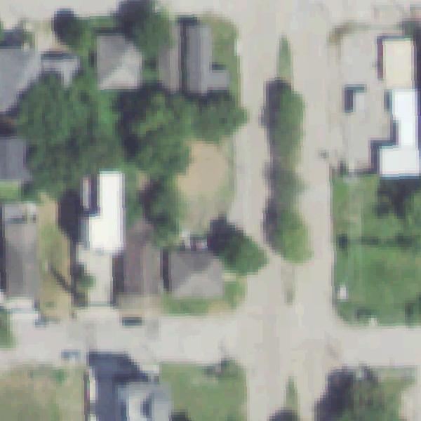 Aerial photo of Gregg Street Park