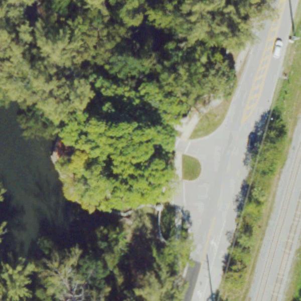 Aerial view of Greynolds Park