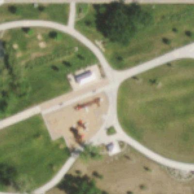 Aerial photo of Griffith Station Park