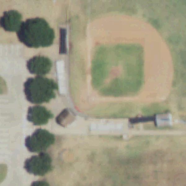 Aerial view of Groves Park