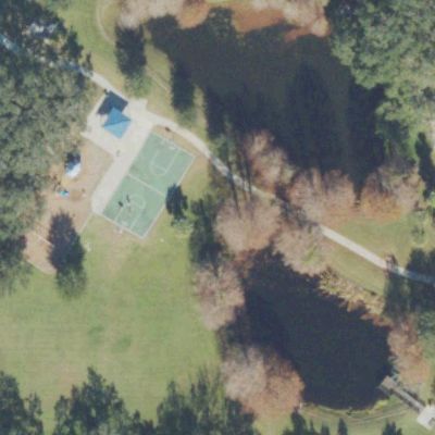 Aerial view of Guernsey Park
