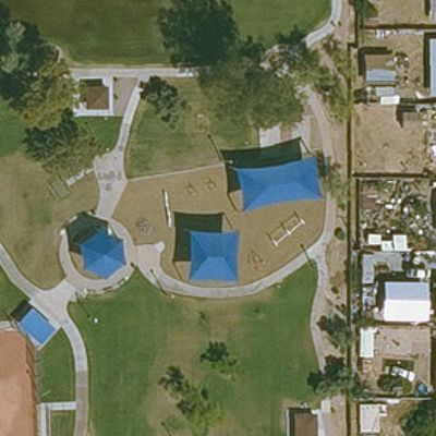 Aerial view of Guerrero Rotary Park