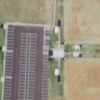 Aerial view of Guy Berry Park