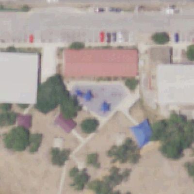 Aerial photo of Harlandale Park playground