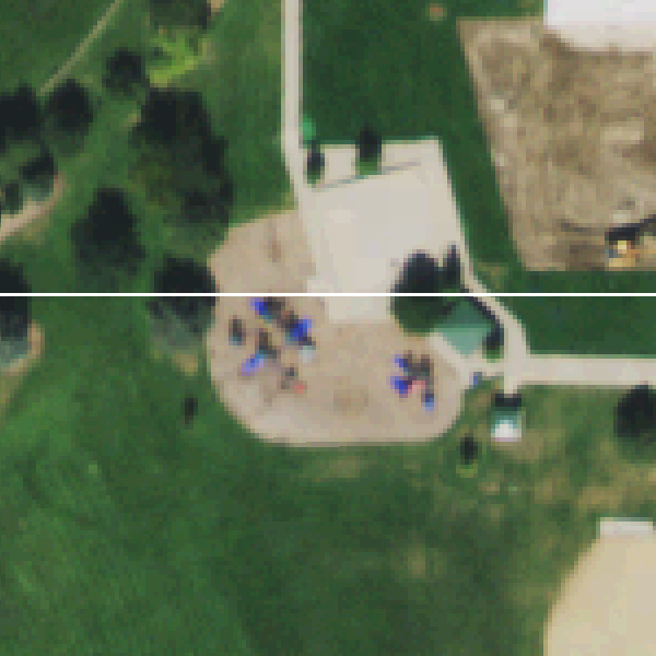 Aerial photo of Harlow Park