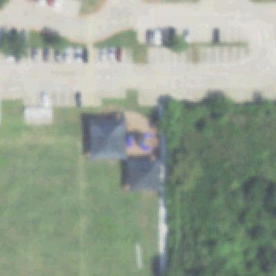 Aerial view of Harmony School of Excellence Middle School playground