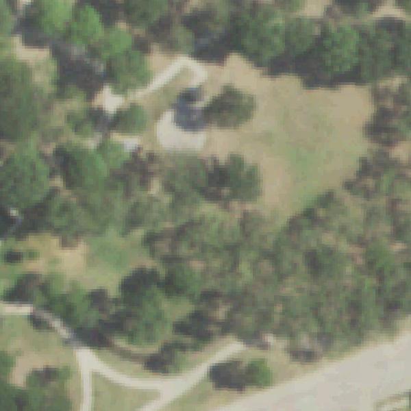 Aerial view of Harold K. Bessire Park