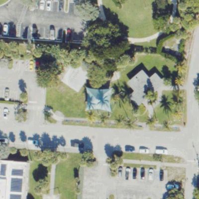 Aerial view of Harry Berry Park