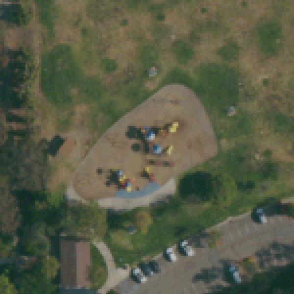 Aerial view of Harry Griffen Park