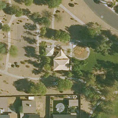 Aerial view of Harter Park