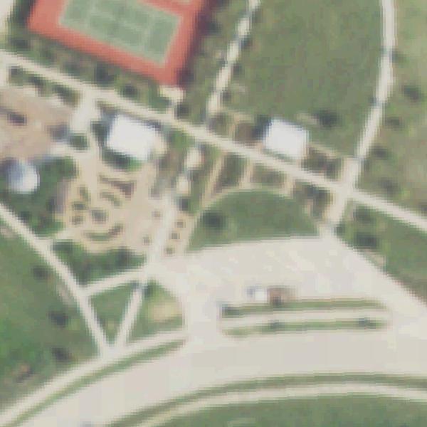 Aerial photo of Harvest Green Carrot Park