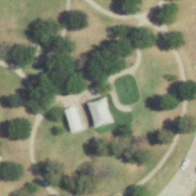 Aerial view of Harvest Run Park
