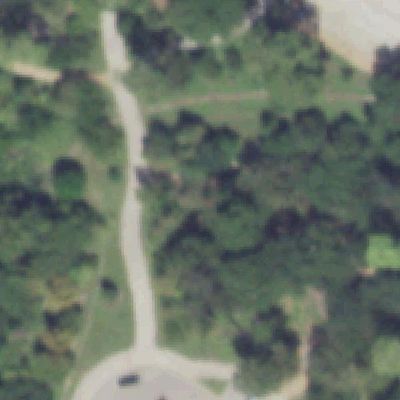 Aerial view of Hawk's Nest in the PNC ImagiNature Playground