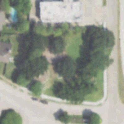 Aerial photo of Hearthstone Place Park