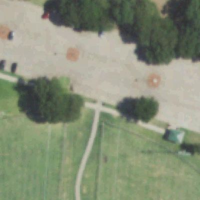 Aerial photo of Heights Park