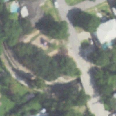 Aerial photo of Henry Froehner Pocket Park