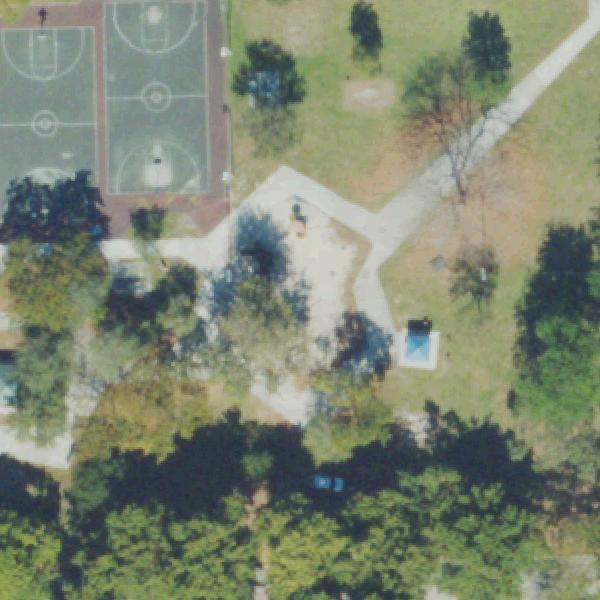 Aerial view of Henry Reeves Park
