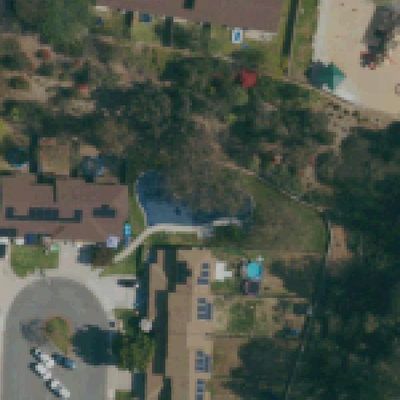 Aerial view of Hepburn Ct Playground