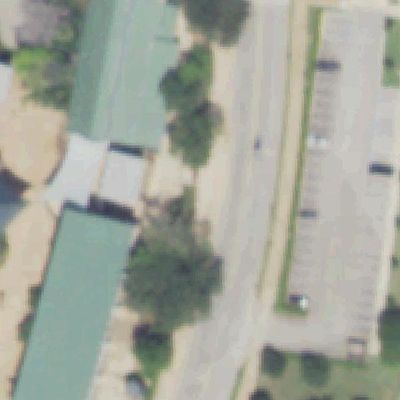 Aerial photo of Hermann Park