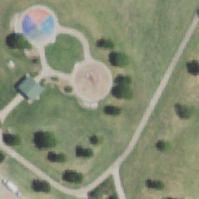 Aerial view of Hickory Ridge Park