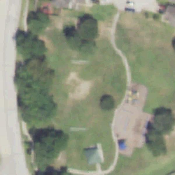Aerial photo of Hidden Meadow Park
