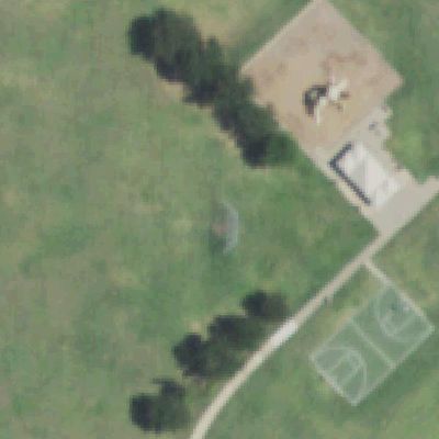 Aerial view of Hidden Meadow Park