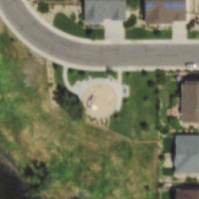 Aerial photo of Hidden Park