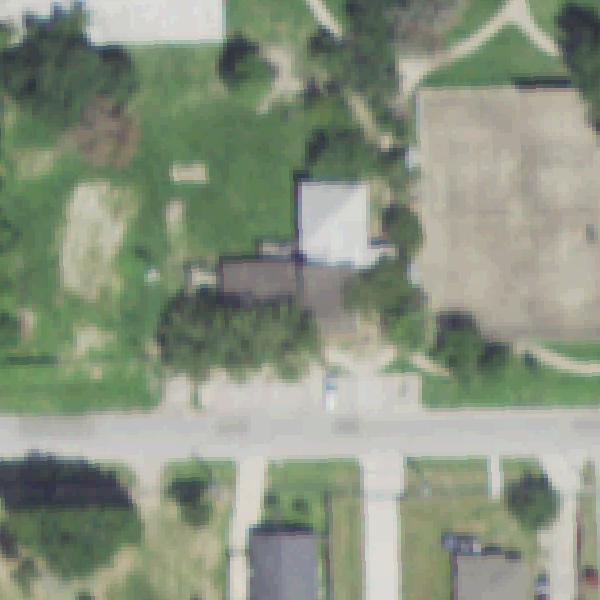Aerial photo of Highland Park