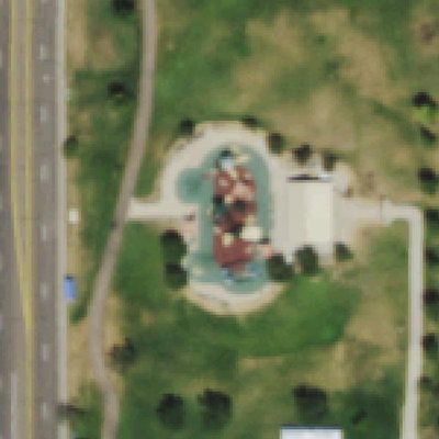 Aerial photo of Highline Park & Ballfields
