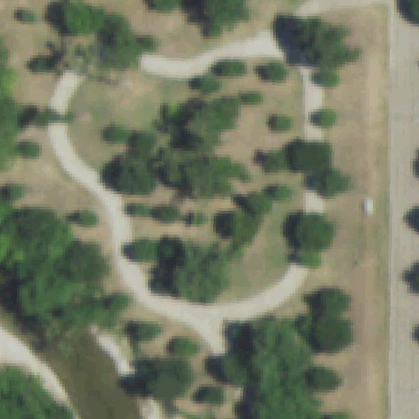 Aerial view of Hillcrest Park
