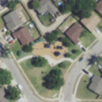 Aerial view of Hillside Park
