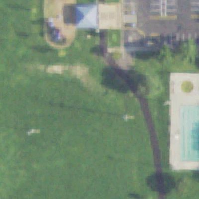 Aerial photo of Hobart Taylor Park