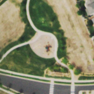 Aerial photo of Horse Shoe Ridge Playground